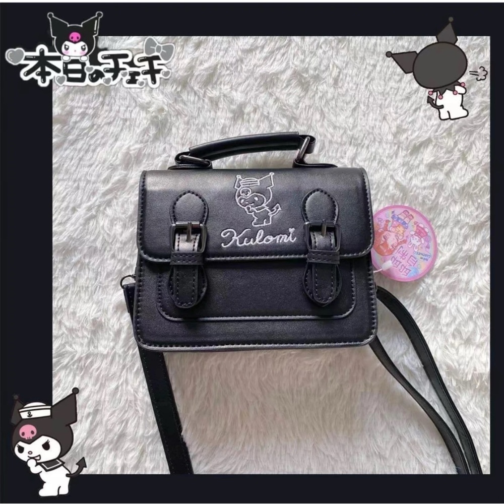 EUC Kawaii Sanrio Kuromi Soft Crossbody Mini Messenger Shoulder Bag - Picture 1 of 5